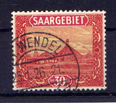 (343) Saargebiet Nr.90                     O  gestempelt
