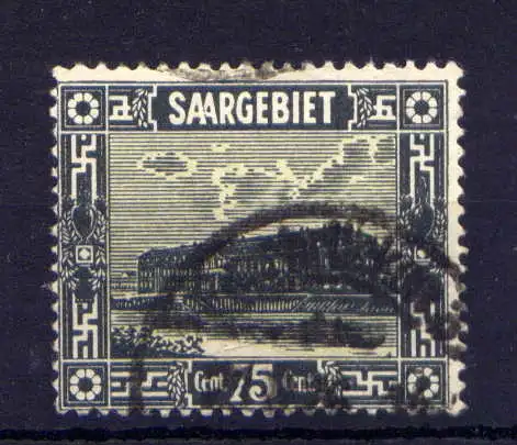 (346) Saargebiet Nr.93                     O  gestempelt