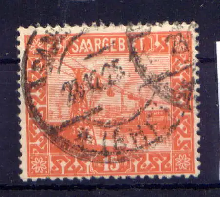 (350) Saargebiet Nr.98                     O  gestempelt