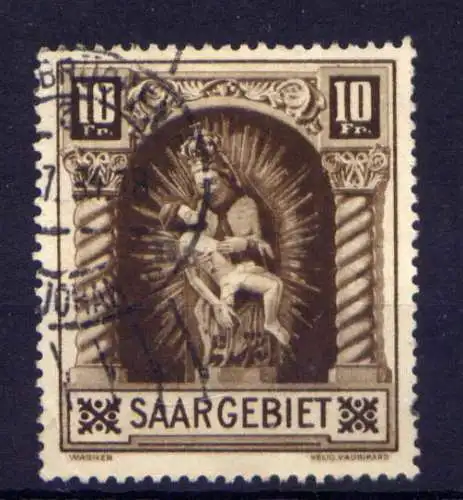 (355) Saargebiet Nr.103                     O  gestempelt