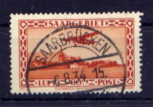 (370) Saargebiet Nr.158                     O  gestempelt