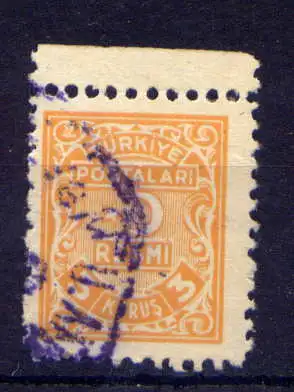 (1638) Türkei Dienst Nr.4                      O  gestempelt