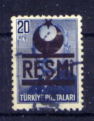 (1640) Türkei Dienst Nr.15                      O  gestempelt