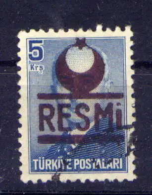 (1643) Türkei Dienst Nr.30                      O  gestempelt