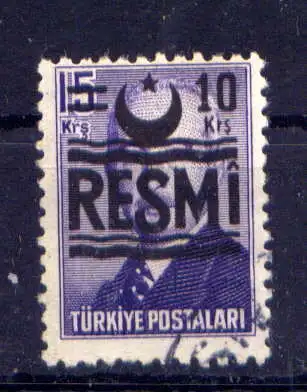 (1645) Türkei Dienst Nr.32                      O  gestempelt