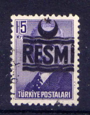 (1646) Türkei Dienst Nr.33                      O  gestempelt