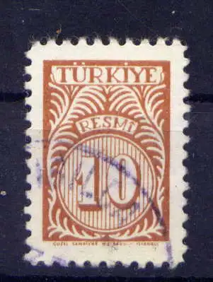 (1650) Türkei Dienst Nr.45                      O  gestempelt