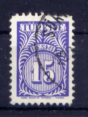 (1651) Türkei Dienst Nr.46                      O  gestempelt
