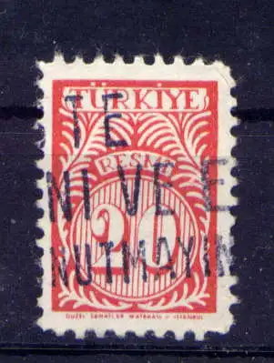 (1652) Türkei Dienst Nr.47                      O  gestempelt