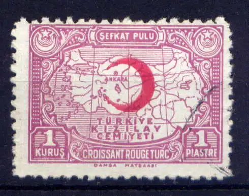 (1673) Türkei Zz Nr.44 III                      O  gestempelt