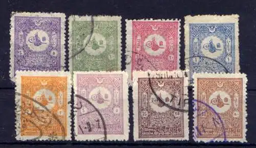 (1728) Türkei Nr.86/93                      O  gestempelt
