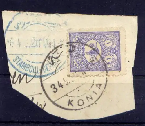 (1761) Türkei Nr.103  Briefstück - Stempel!                    O  gestempelt