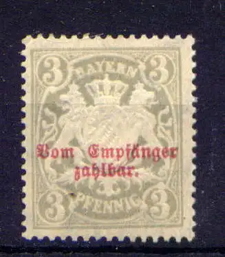 (551) Bayern Porto Nr.10          *  ungebraucht