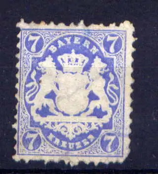 (579) Bayern Nr.25 X          O  gestempelt    