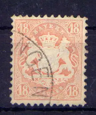 (581) Bayern Nr.27 Y          O  gestempelt    