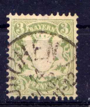 (585) Bayern Nr.37          O  gestempelt    