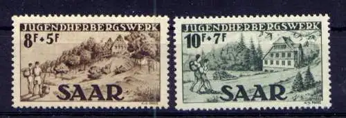 (352) Saarland Nr.262/3                  **  postfrisch