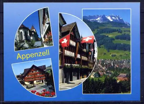 (5633) Appenzell  - unbeschrieben / Schweiz Alpen Fahnen