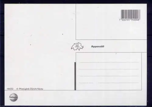 (5633) Appenzell  - unbeschrieben / Schweiz Alpen Fahnen