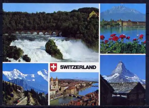 (5643) Luzern  - unbeschrieben / Schweiz Rheinfall Wappen Alpen