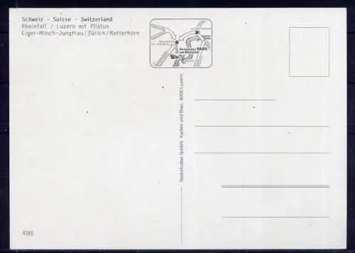 (5643) Luzern  - unbeschrieben / Schweiz Rheinfall Wappen Alpen