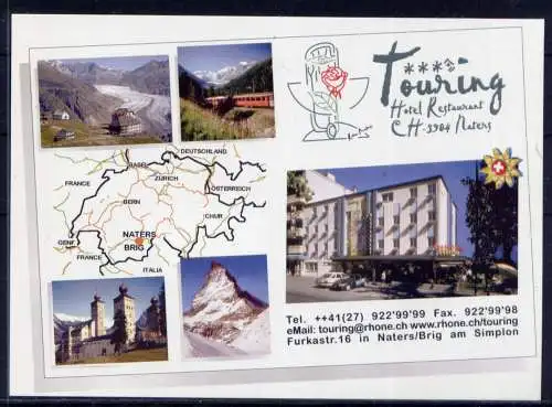 (5644) Naters  - unbeschrieben / Schweiz Glacier Express Hotel Restourant