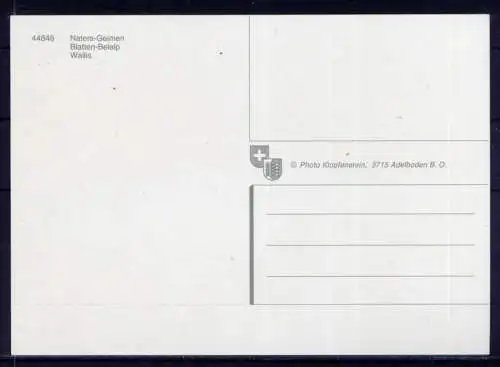 (5645) Naters  - unbeschrieben / Schweiz Geimen Blattem Omnibus Kirche