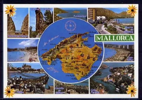 (5660) Mallorca - unbeschrieben / Spanien Karte Hafen