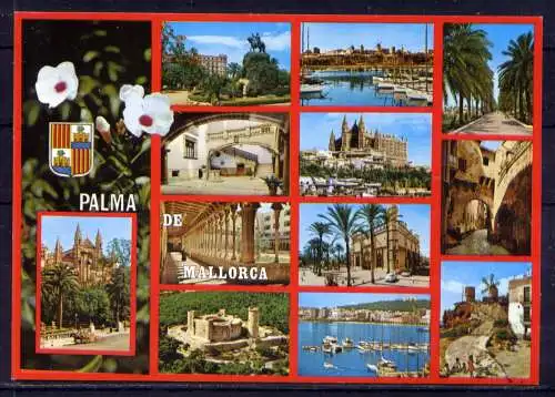 (5661) Palma de Mallorca - unbeschrieben / Spanien Burg Kirche Wappen