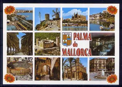 (5662) Palma de Mallorca - unbeschrieben / Spanien Burg Hafen Wappen