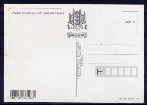 (5662) Palma de Mallorca - unbeschrieben / Spanien Burg Hafen Wappen