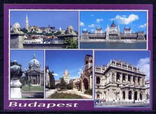 (5677) Budapest - unbeschrieben / Ungarn Parlamentgebäude Fischerbastei