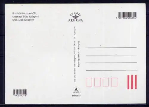 (5677) Budapest - unbeschrieben / Ungarn Parlamentgebäude Fischerbastei