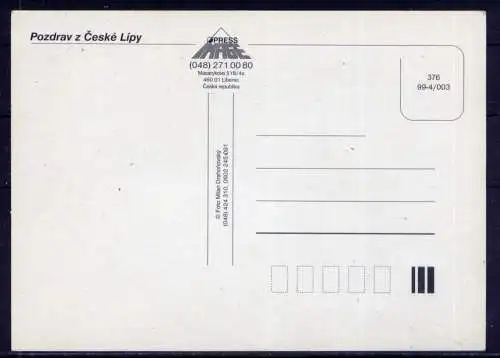 (5690) Ceska Lipa - unbeschrieben / Tschechische Republik Markt Rathaus Wappen