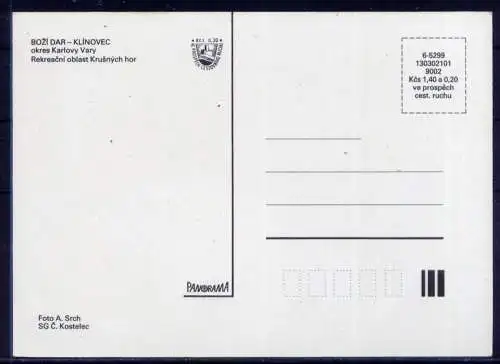 (5697) Bozi Dar - unbeschrieben / Tschechische Republik Gaststätte Klinivec