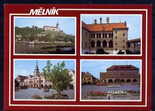 (5701) Melnik - unbeschrieben / Tschechische Republik Schloß Rathaus