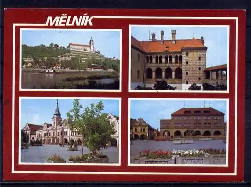 (5702) Melnik - unbeschrieben / Tschechische Republik Schloß Rathaus