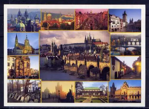 (5705) Prag - unbeschrieben / Tschechische Republik Burg Kirche Rathaus Karlsbrücke