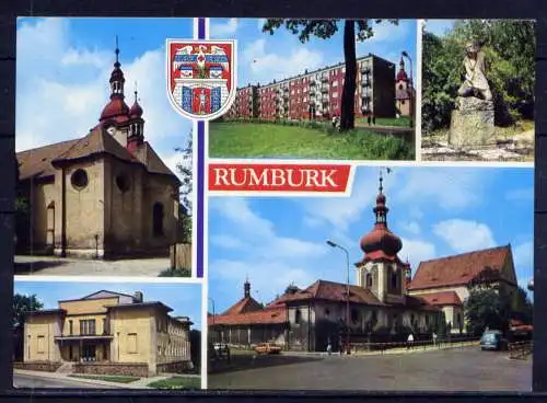 (5706) Rumburk - unbeschrieben / Tschechische Republik Kirche Wappen