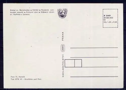 (5706) Rumburk - unbeschrieben / Tschechische Republik Kirche Wappen