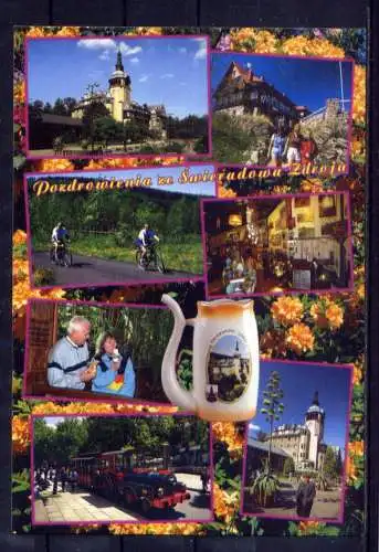 (5725) Swieradow Zdroj - unbeschrieben / Polen Dom Restaurant Eisenbahn