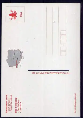 (5729) Swieradow Zdroj - unbeschrieben / Polen Dom Höhle Wappen