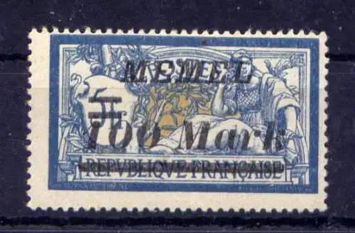 (115) Memelgebiet Nr.118                     **  postfrisch