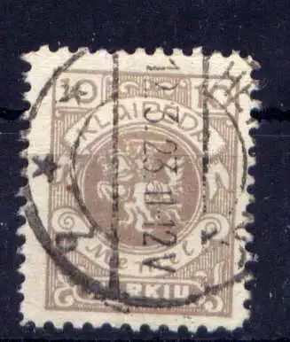 (125) Memelgebiet Nr.141                  O  gestempelt