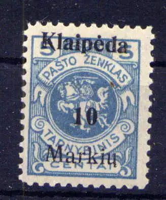 (149) Memelgebiet Nr.135                     **  postfrisch