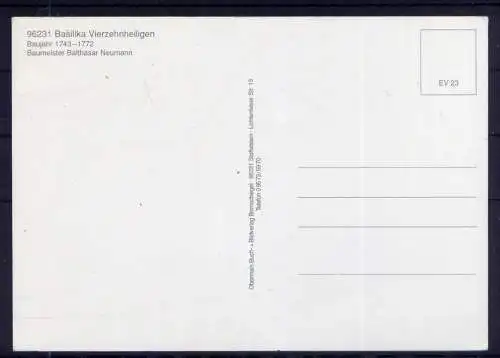 (5300**) Obermain - unbeschrieben / Bayern Vierzehnheiligen Basilika Kloster