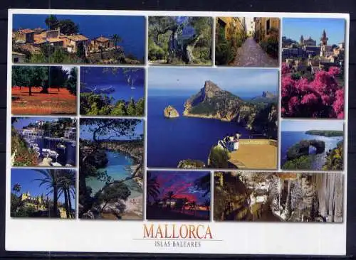 (5671**) Mallorca - beschrieben / Spanien Mallorca Kirche Landschaft