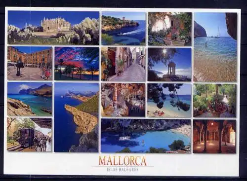 (5673**) Mallorca - unbeschrieben / Spanien Mallorca Strand Eisenbahn