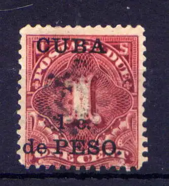 (305) Puerto Principe Porto Nr.1              O  gestempelt / Besetzung USA