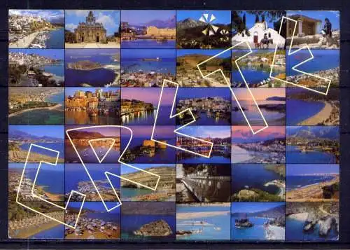 (5813**) Kreta - beschrieben / Griechenland Strand Hotel Burg